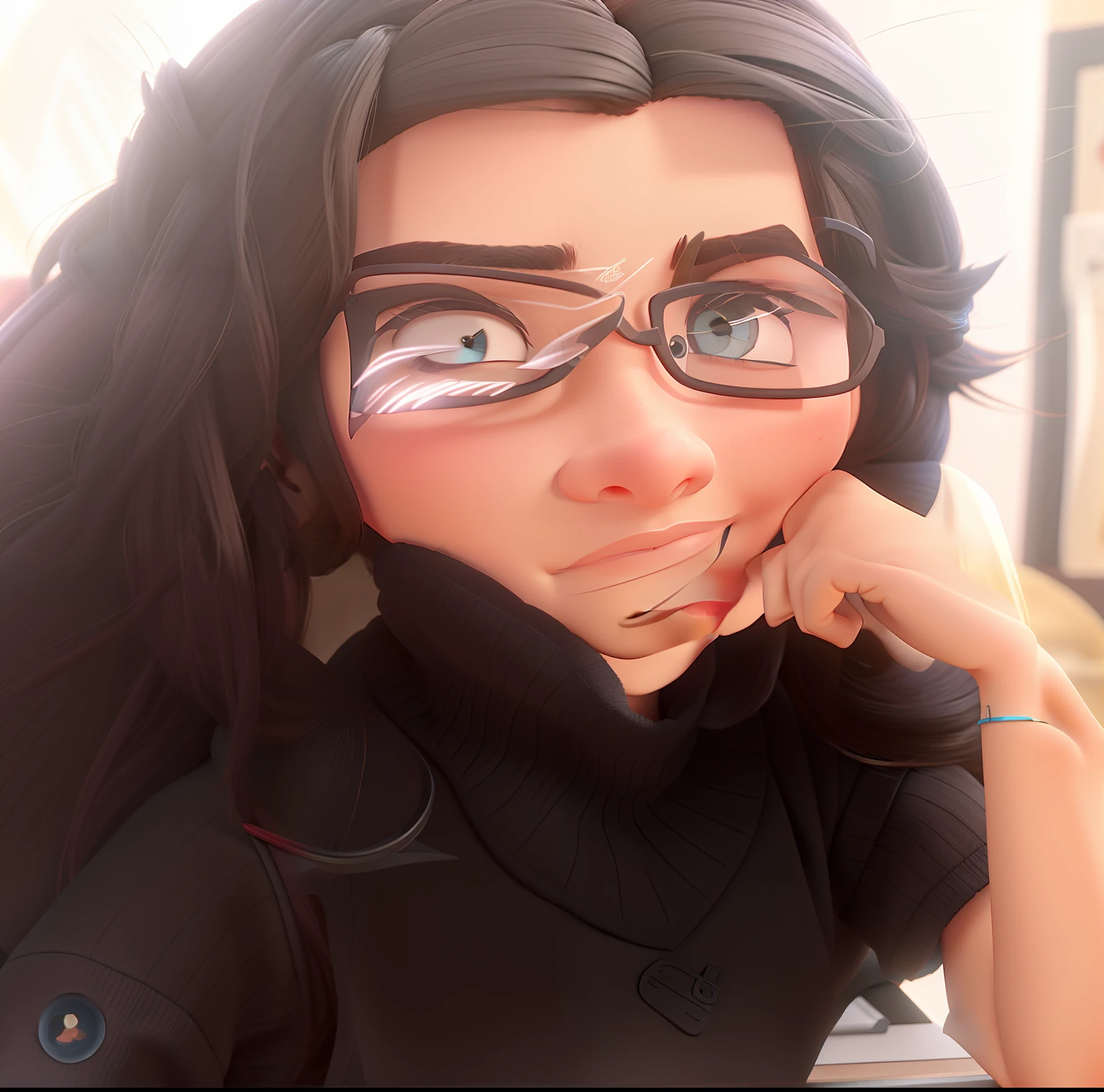 score_9, score_8_up, score_7_up, score_6_up, A dark skinned woman, deepthroat, POV, kneeling, big white cock, cum on face, wavy hair, office shirt, pencil skirt, high detail establishing shot. cinematic, bokeh, use of color theory