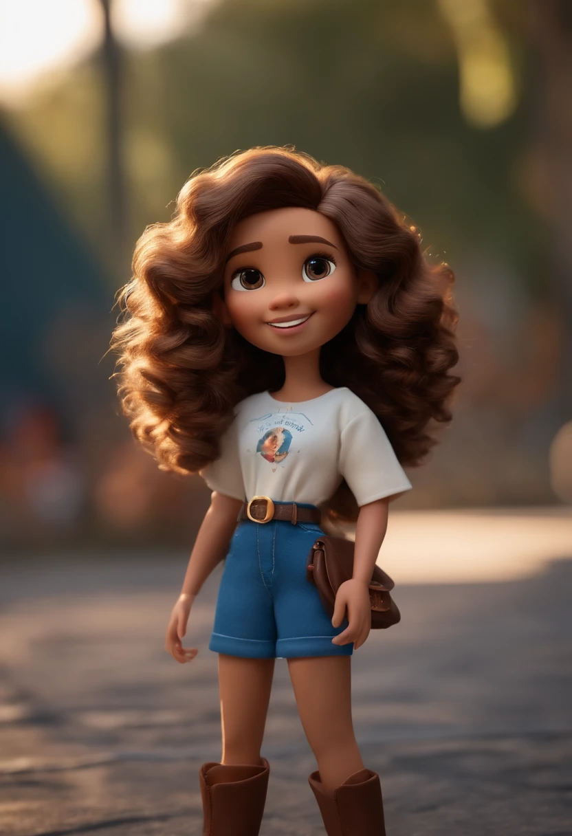 Garoto, estilo disney, tom de pele: claro: headpe: grande Cabelo: marrom escuro, liso, curto, penteado para o lado direito. camisa: social, Cor azul. Fundo: Gray and white gradient,Comemorando, Hands raised, sorrindo, feliz, (estilo pixar) (obra-prima:1.2) (bokeh) (melhor qualidade) (pele detalhada) (textura detalhada) (8k) (claymation) (cinematic lighthing) (foco nítido