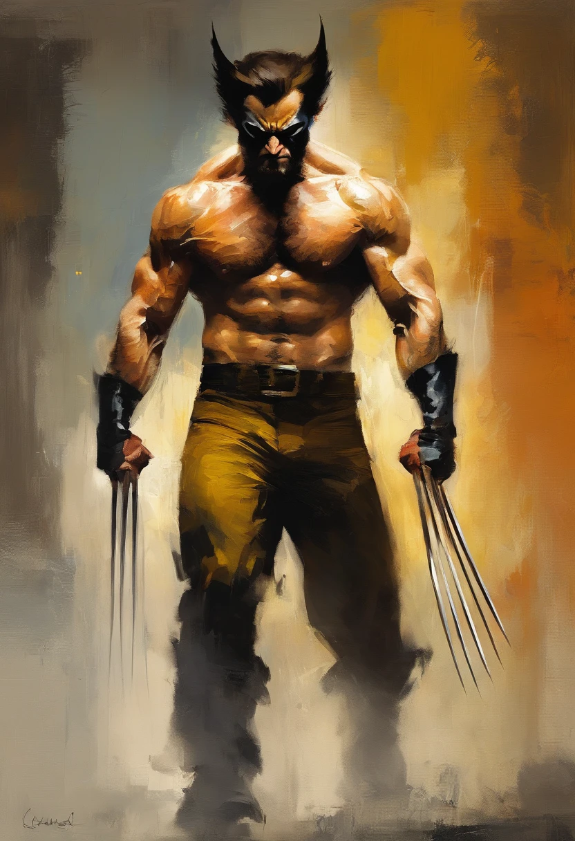 foto do wolverine da Marvel do lado de fora da cidade 17, chuvoso, rtx, octano, irreal