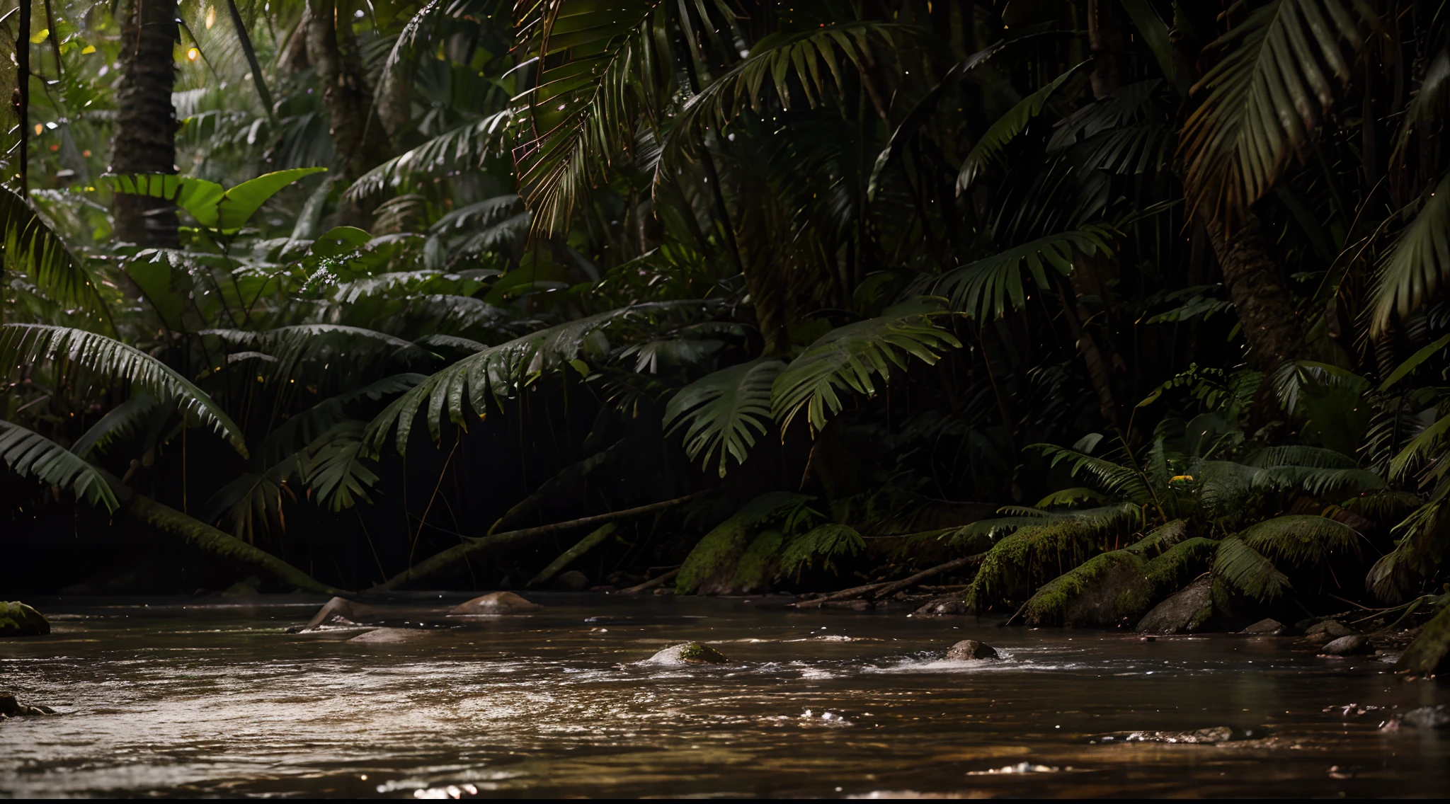 RAW photo of a landscape, small details, photorealistic, ultra-realistic photo, 8k uhd, dslr, soft lighting, high quality, film grain, Fujifilm XT3, (masterpiece), Rainforest,