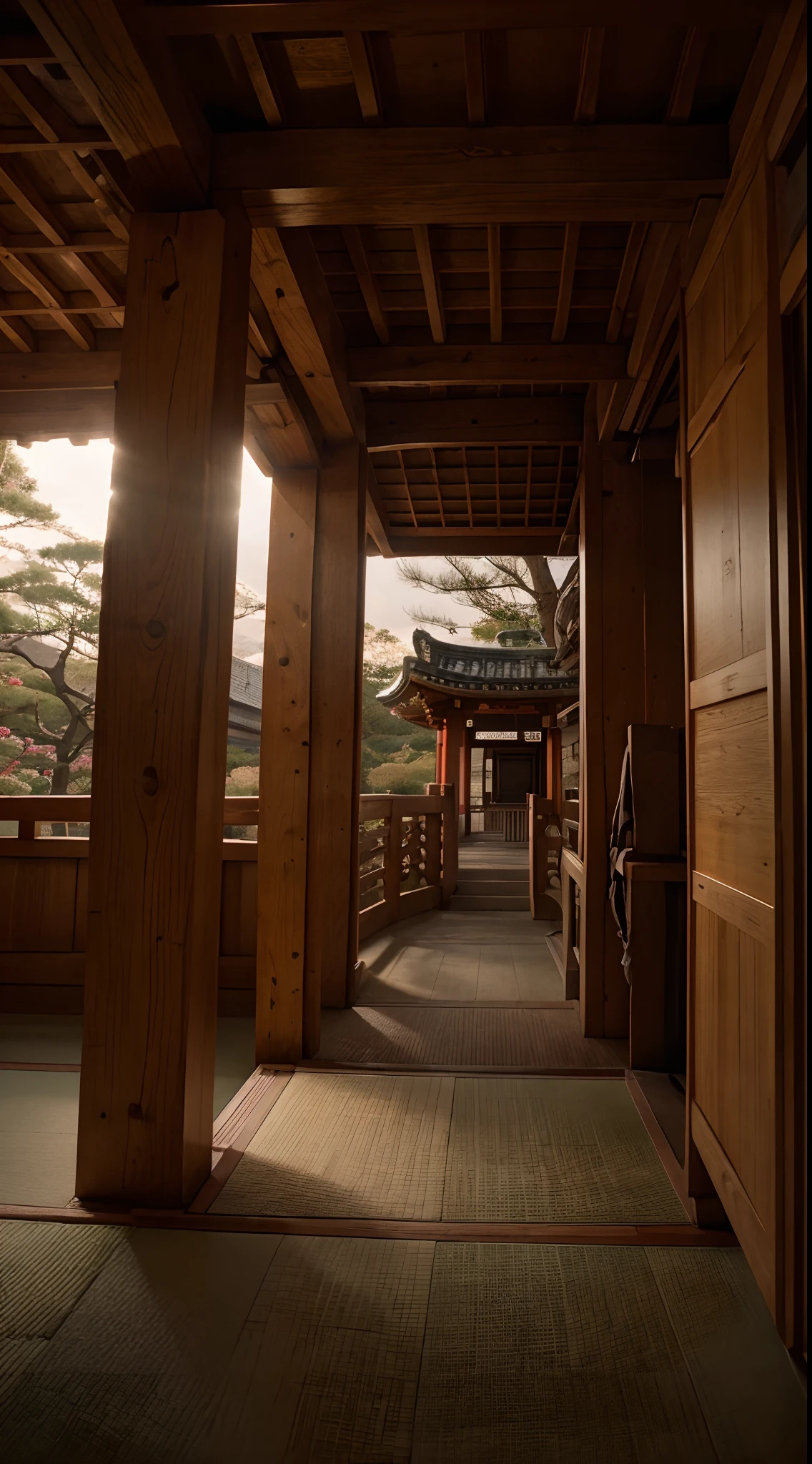 RAW photo of a landscape, small details, photorealistic, ultra-realistic photo, 8k uhd, dslr, soft lighting, high quality, film grain, Fujifilm XT3, (masterpiece), Japanese temple,