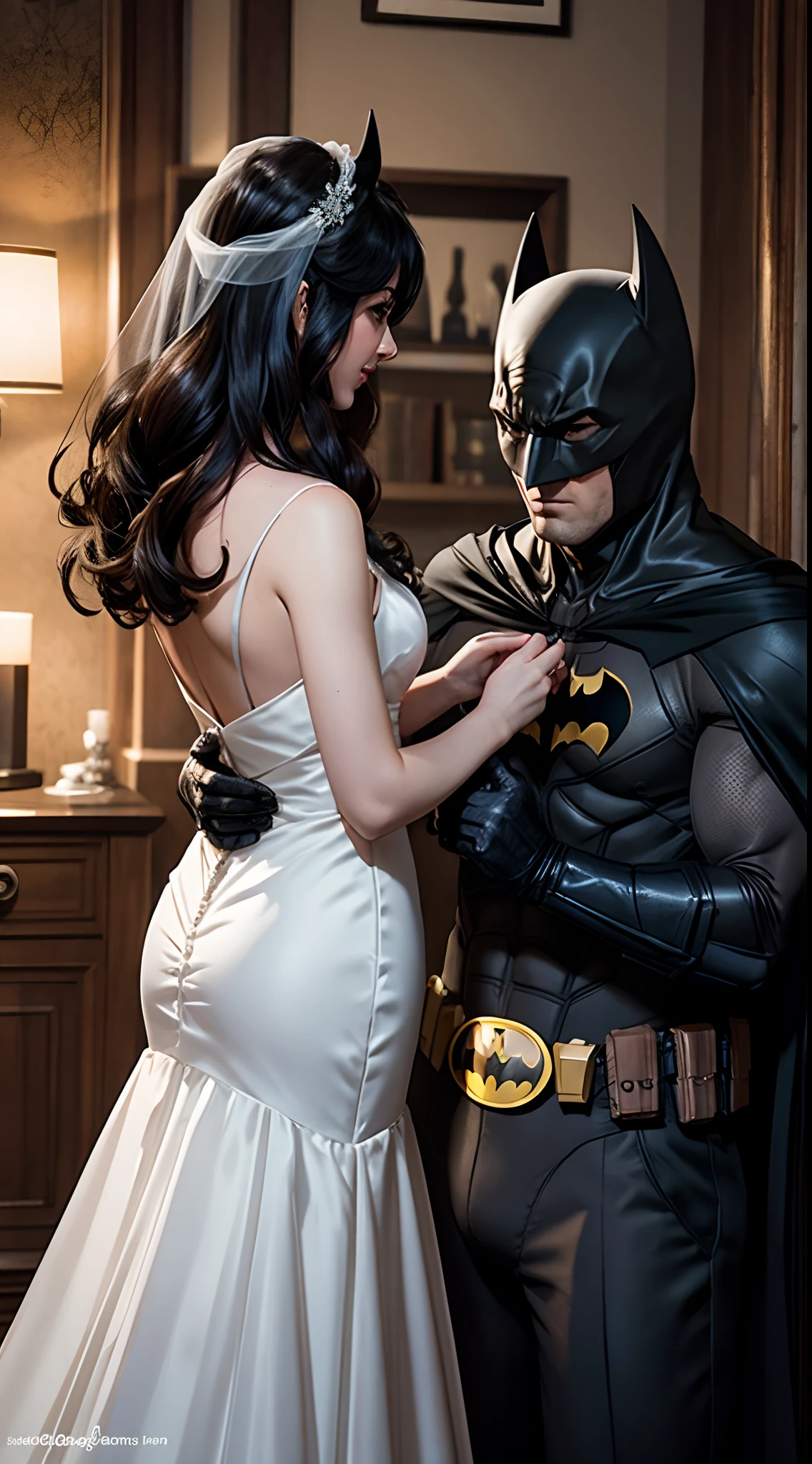 Batman get married with girl
