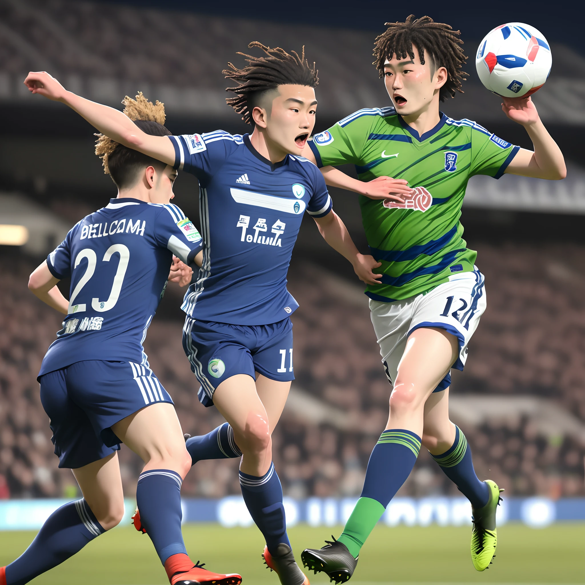 Supporters of Yokohama FC and Shonan Bellmare are in the battle to remain in the J1 soccer league