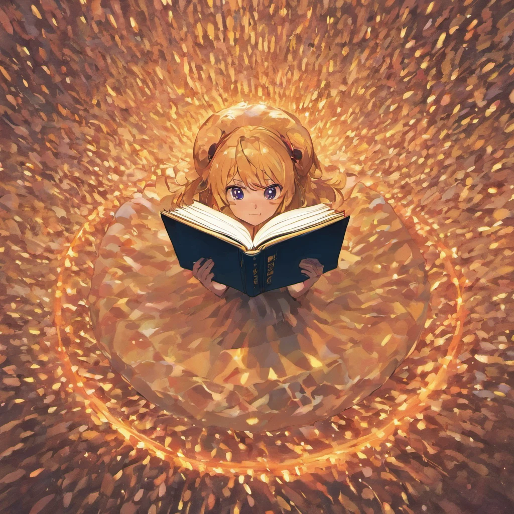 um homem lendo um livro, ::style pixar cartoon