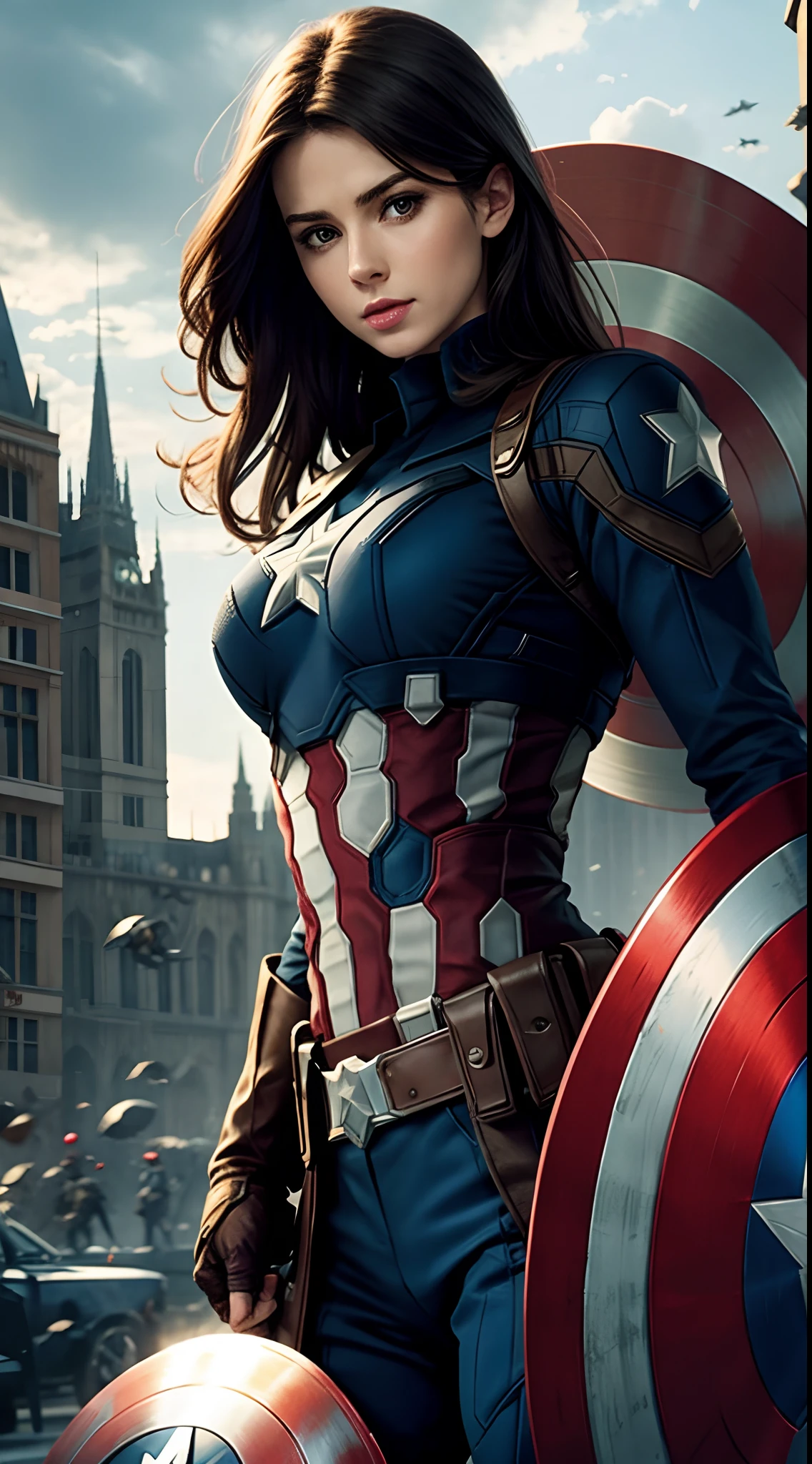 Captain america lady