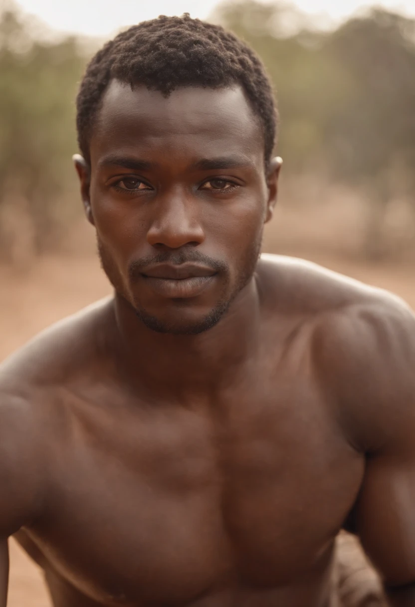 homem negro realista african