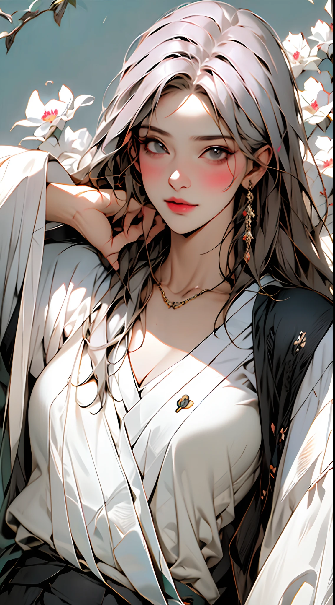 realistic, painting, portrait of a girl, masterpiece, best quality
