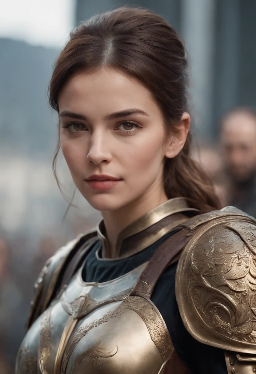 Gal Gadot, Mulher guerreira super legal, bikini armor, fundo do campo de batalha, corpo sexy, rosto e olhos detalhados, quebrar,circunstanciado,Realistic,arte digital 4K altamente detalhada,octan render, bioluminic, Concept art break with 8K resolution, realismo,by Mappa Studios,master part,melhor qualidade,artes oficiais,illustartion,linha clara,(Fresco_Cor),perfect composition,absurdo, fantasia,concentrado,regra de terceiro, (full-body-shot:-0.3)