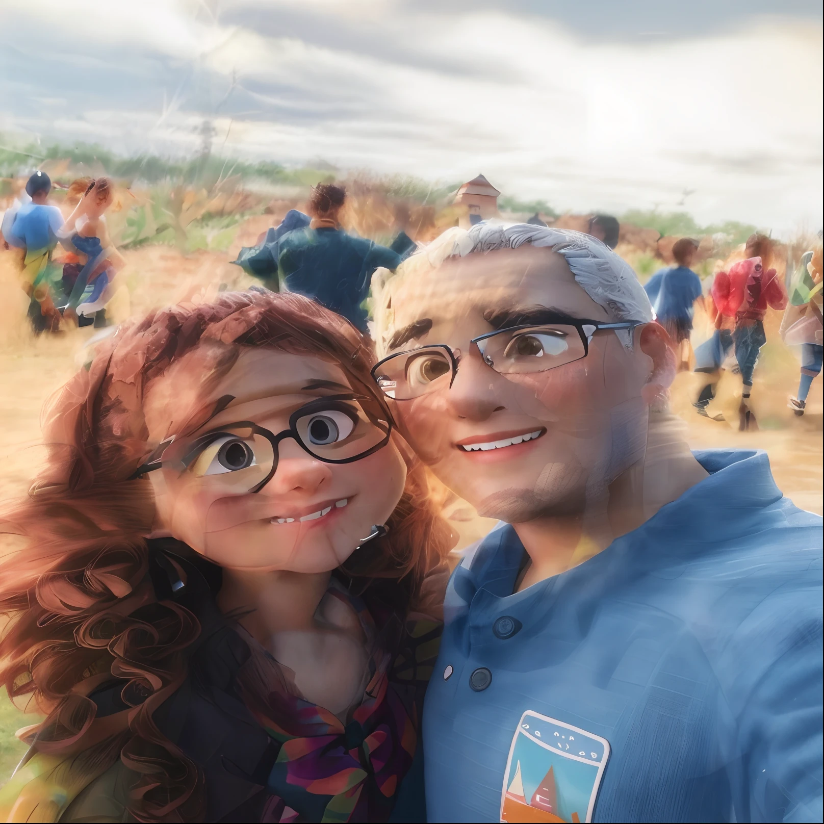 There's two people standing on the side of the road, orgulhosamente andando pela rua, standing in the street, trees in the background, Parque em segundo plano, walking through a suburb, com um parque ao fundo, standing in street, em jardins de maconha, no meio da rua, foto de rua, em savannah, in front of the house