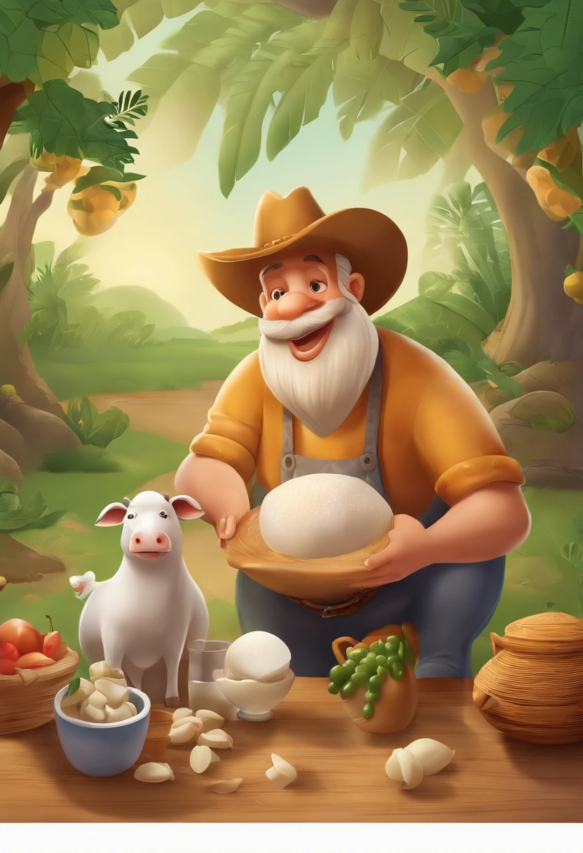 title: "Queijo Quest"

*Cena 1: Conversa na fazenda*
-Ambiente: sala ordenha, morning.
-Caracteres: Father and his son 
-Dialogue:
  - Pai " vamos alimentar as vacas felizes, para que possam produzir um delicioso leite, para que possamos fazer um delicioso queijo"