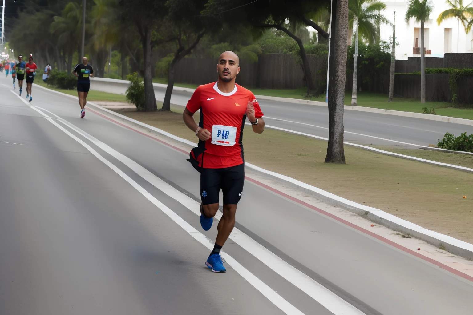 There's a man running in a marathon race on the street, by Antonio Parreiras, Ritmo, Directed by: Luis Miranda, Directed by: Emerson Silva, tjalf sparnaay 8 k, Directed by: Felipe Seade, by José Malhoa, Alex Miranda, Directed by: Steven Belledin, Directed by: Ric Estrada, Directed by: Willian Murai, david rios ferreira