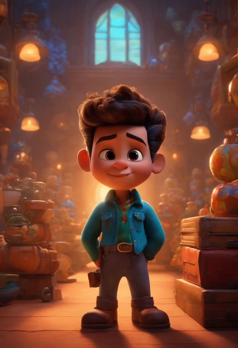 Criar um personagem no estilo pixar dentro de um jaleco. personagem loira