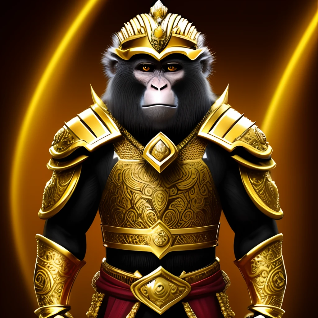 golden warrior monkey