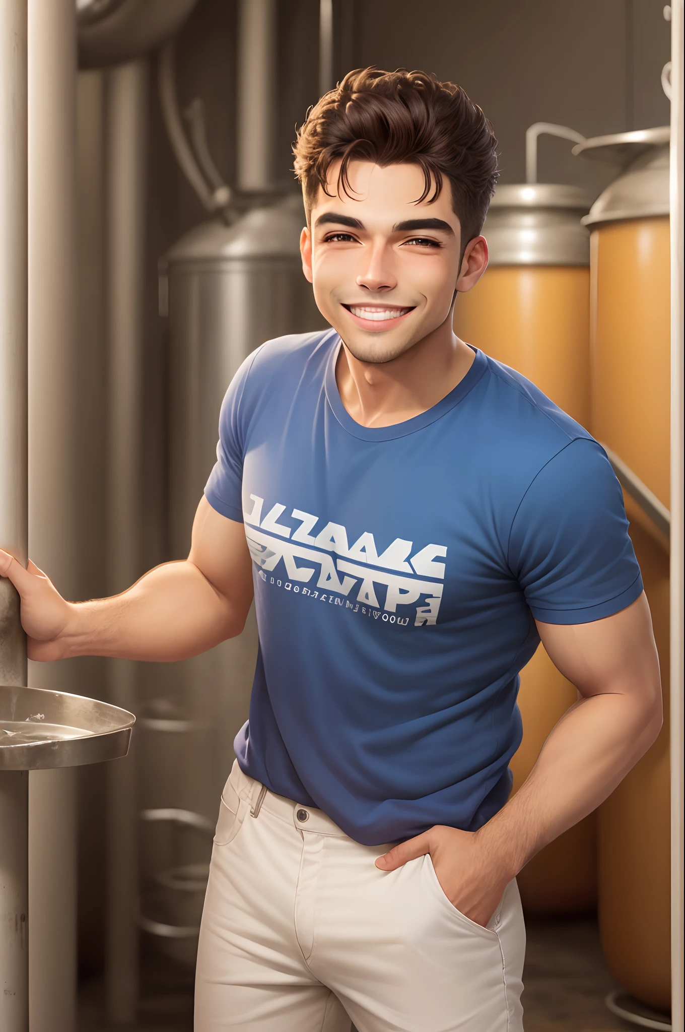 Silagem, trator, milho, leite, homem, kalap, buraco, silo, fazenda, sorriso