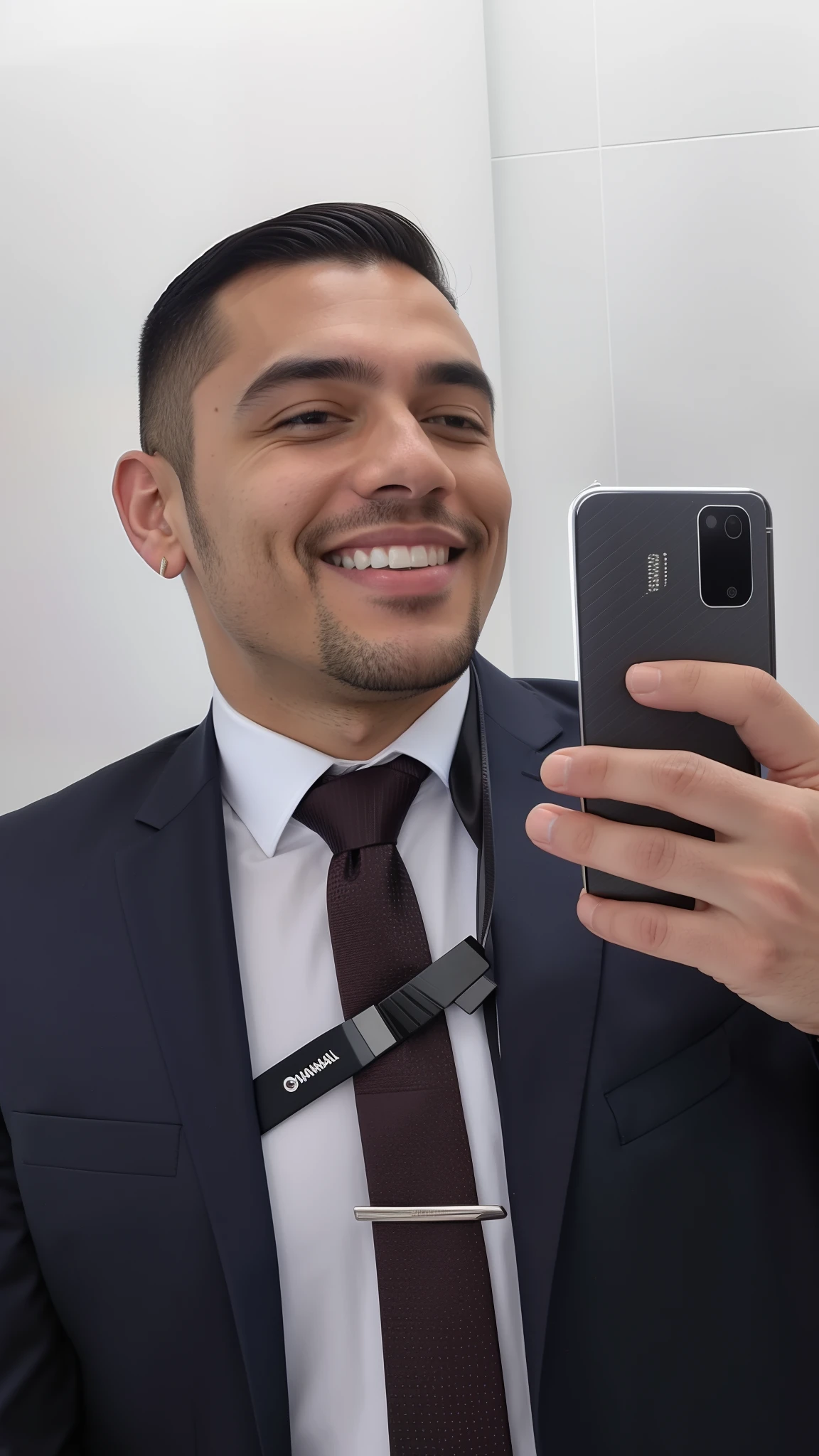 Homem sorridente de terno tirando uma selfie com o celular, usando terno e gravata, selfie shot straight on angle, usando terno e gravata, Fotografia selfie 8k, usando terno e gravata, selfie de um homem, olhando para o telefone dele, wearing a suit and glasses, terno e gravata, he is wearing a suit, em seu terno