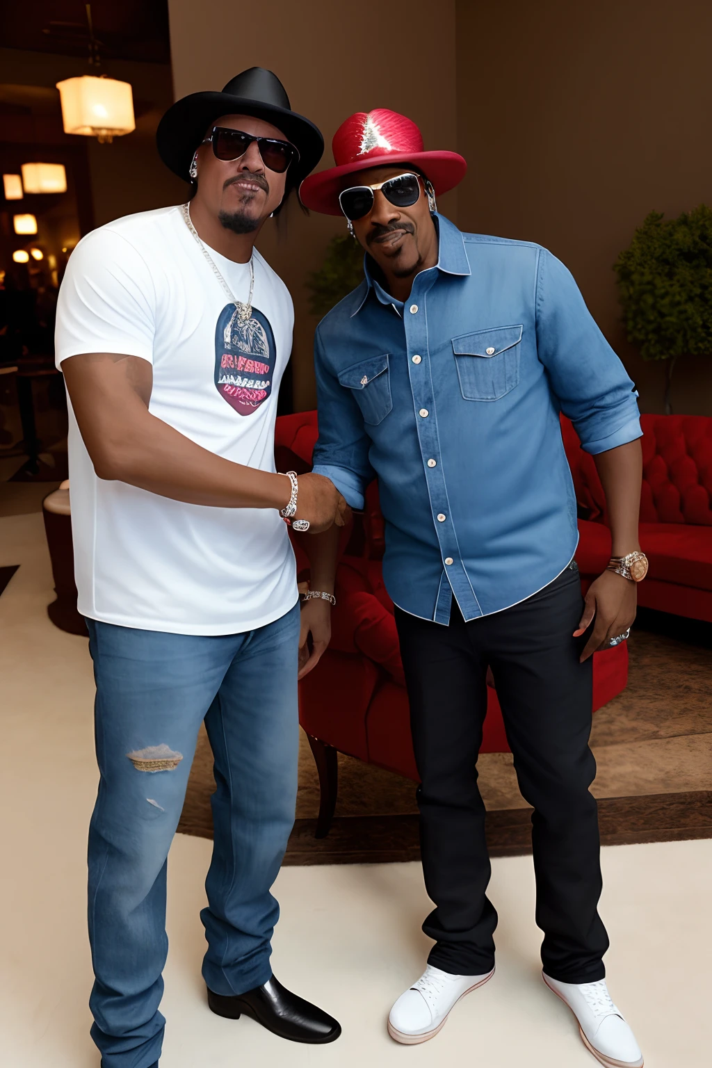 Kid Rock and Eddie Murphy on a date