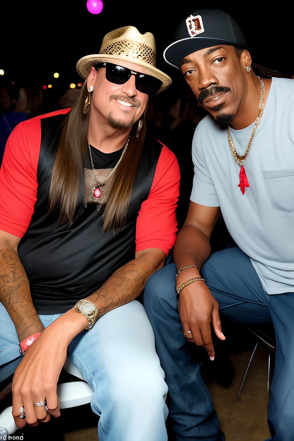 ??? Rock and Eddie Murphy on a date