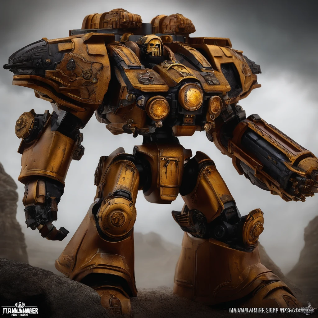 Titan de Warhammer 40k no horizonte