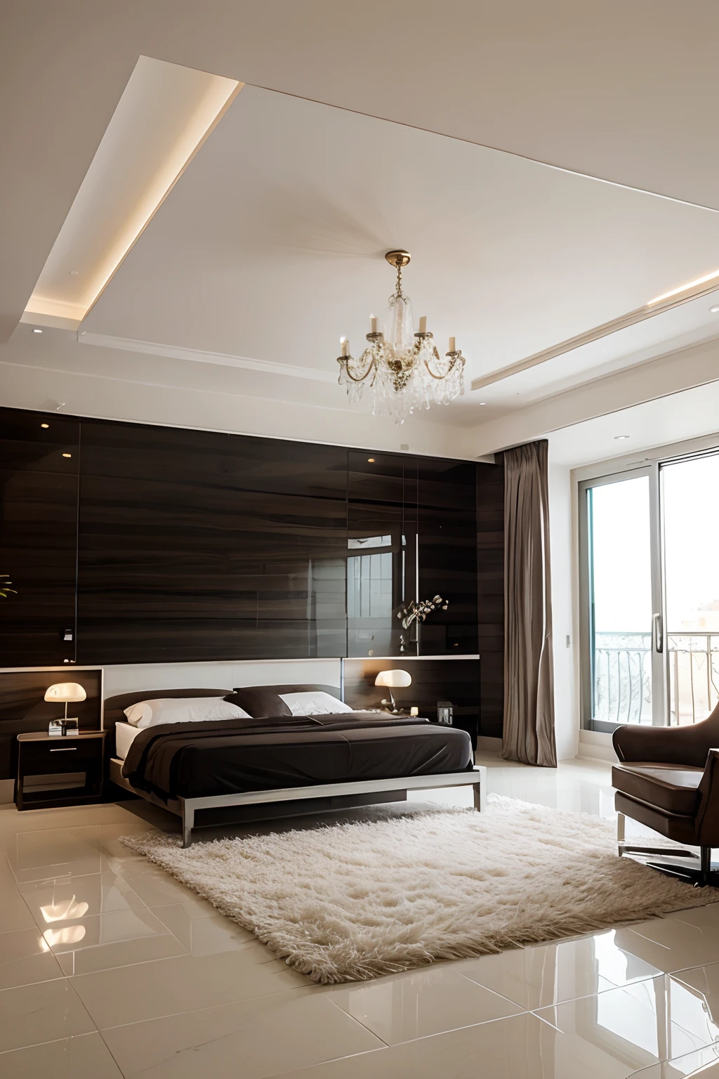 a beautiful, modern and sophisticated room