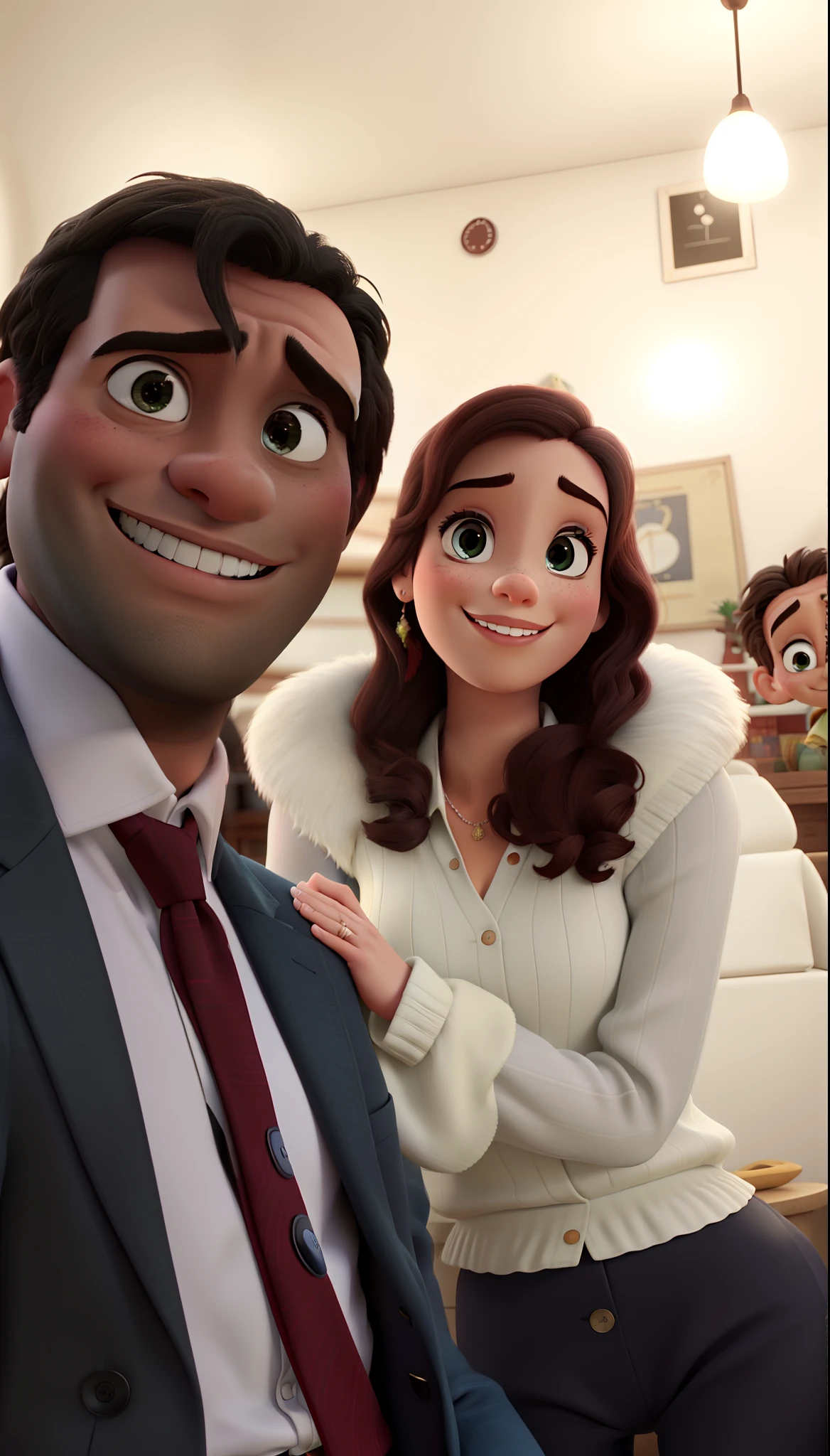 romantic couple, igual aos filmes Disney Pixar