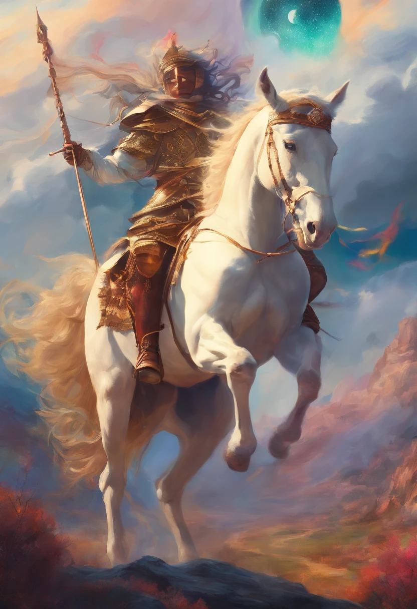 St. George on horseback, Orixá ogum,8K Wind Resolution,renderizador OC,