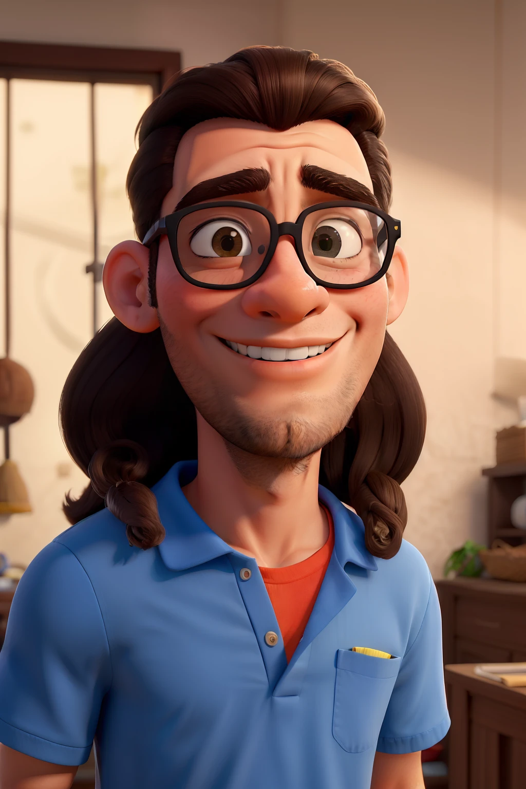 Obra-prima, de melhor qualidade, rapaz de 31 anos, pele branca, cabelo castanho claro, eyeglass, barba, olhos castanhos claros