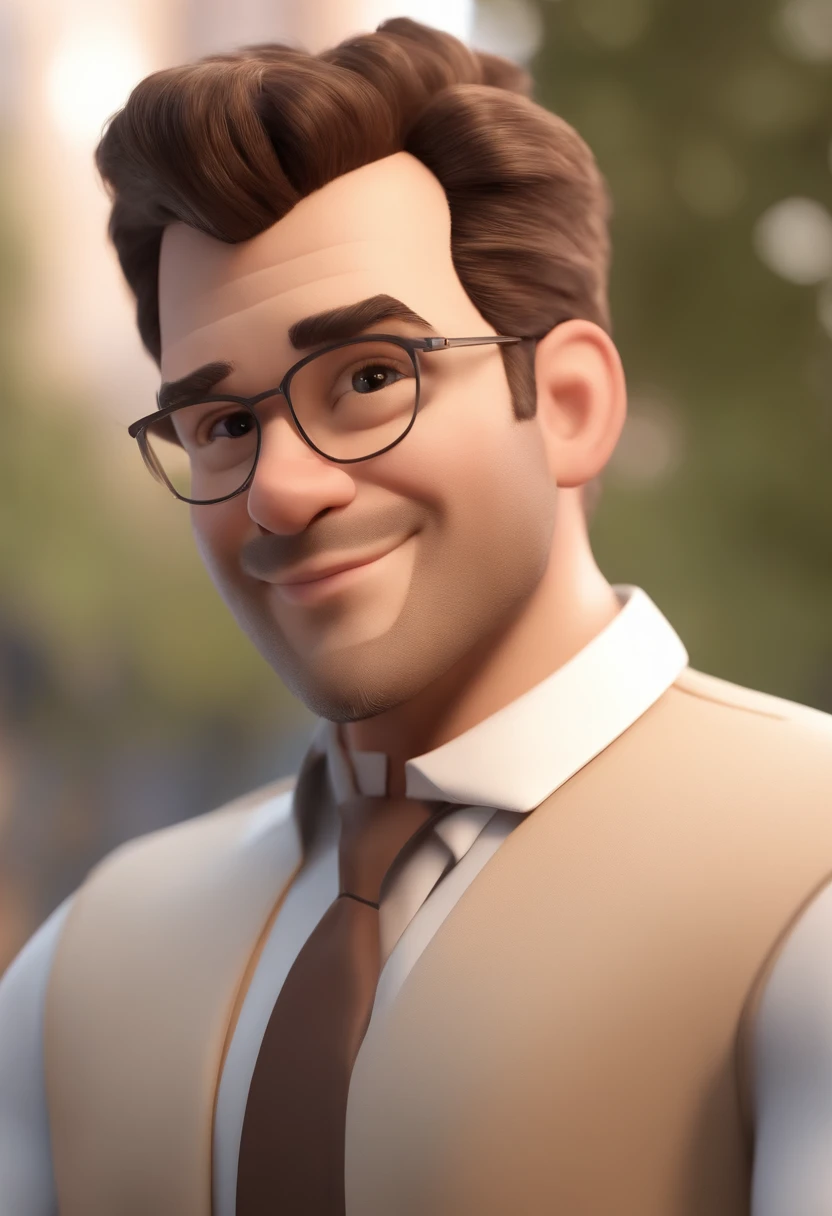 personagem dos desenhos animados de um homem com de 23 anos com cabelos pretos, Small beard and mustache starting to grow, trabalhando no computador fazendo anuncios, pele branca, magro, but not too skinny, fisionomia normal, animation character, Caractere estilizado, animation style rendering, 3D estilizado, Arnold Maya render, 3 d render stylized, toon render keyshot, Personagem 3D, Personagem 3D, 3d rendering stylized, 3 d character render, personagem de desenho animado, Personagem de close up, Pose de personagem, (Estilo Pixar) (master part:1.2) (Bokeh) (best quality) (pele detalhada) (textura detalhada) (8k) (argila) (Cinematic lighting) (foco nítido