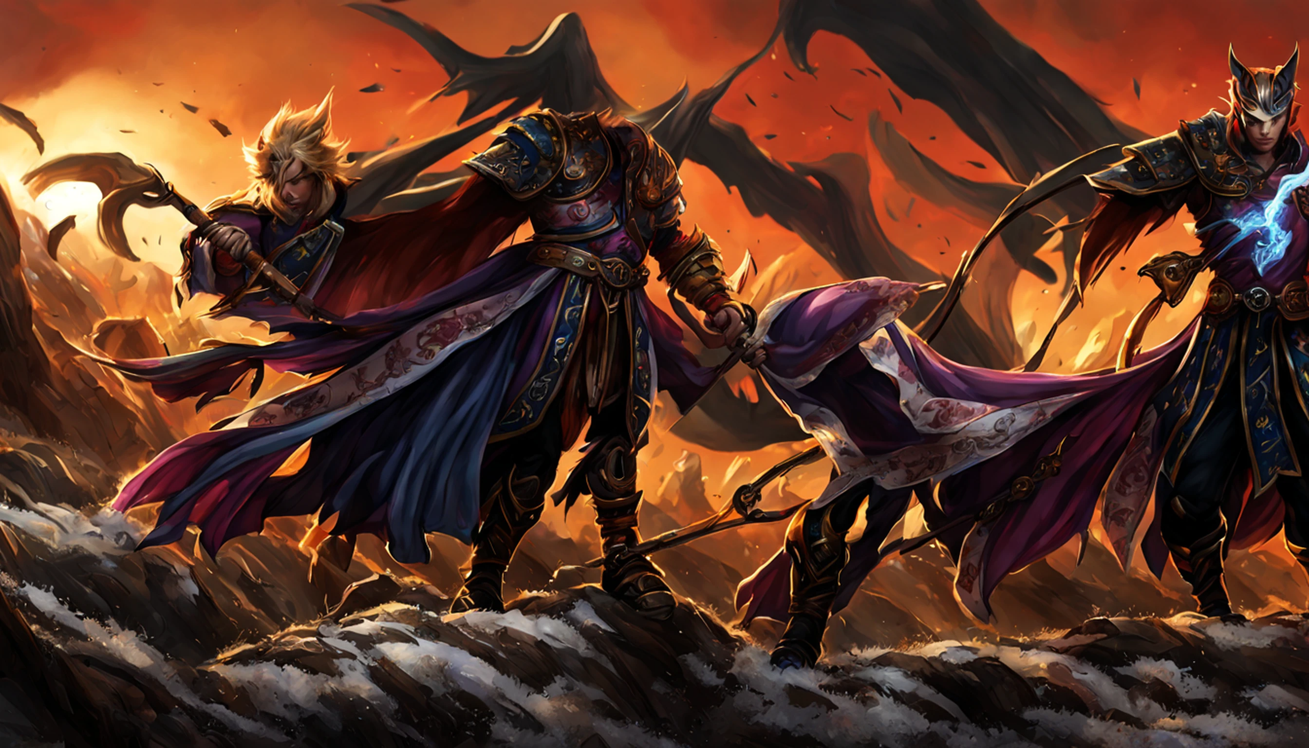 Phantom Cat 32K，Phoenix Immortal Demon Realm, Chance encounter with Liu Hanshu, He saw in him his former self, It was decided to take him as an apprentice, Teach him how to protect himself, But because of the Tibetan star map, Phoenix and the Liu family、The Jade Sword Sect establishes relationships, It opens with the death of Liu Hanshu, Qin Yu embarked on the road of confrontation with a strong enemy, Working hard, Make yourself stronger, Stick to your own core path of justice, （Nether Spirit Cat）eyes filled with angry，The Nether Spirit Cat clenched its fists，Rush up，Deliver a fatal blow to your opponent，full bodyesbian，Full Body Phantom Cat Male Mage 32K（Masterpiece Canyon Ultra HD）v（canyons）Climb the streets， The scene of the explosion（canyons）， （Night）， The Night Tiger Demon's angry fighting stance， looking at the ground， Batik linen bandana， Chinese python pattern long-sleeved garment， canyons（Abstract propylene splash：1.2）， Dark clouds lightning background，Phantom cat（realisticlying：1.4），Black color hair，Fallen leaves flutter，rainbow background， A high resolution， the detail， RAW photogr， Sharp Re， Nikon D850 Film Stock Photo by Jefferies Lee 4 Kodak Portra 400 Camera F1.6 shots, Rich colors, ultra-realistic vivid textures, Dramatic lighting, Unreal Engine Art Station Trend, cinestir 800，Flowing black hair,（（（Jungle Canyon）））The wounded lined up in the streets（vale）Climb the streets，Movie master real-time image quality（tmasterpiece，k hd，hyper HD，32K）Nether Spirit Cat（Linen batik scarf）， Combat posture， looking at the ground， Linen bandana， Chinese night tiger pattern long-sleeved clothing，Night Tiger Demon（Abstract gouache splash：1.2）， Dark clouds lightning background，sprinkling