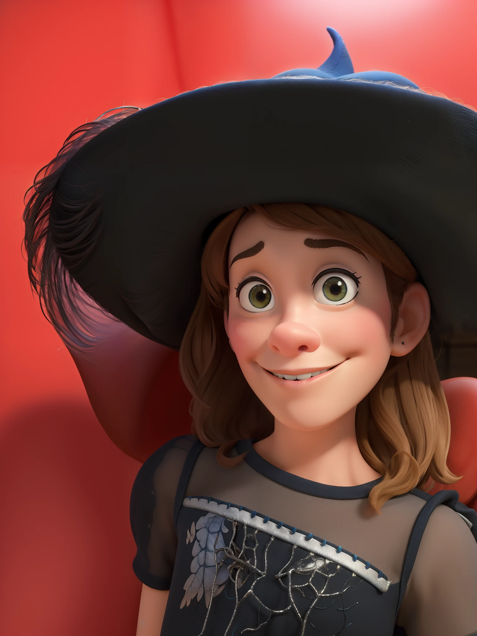 Transforme essa foto em um personagem da Disney pixar