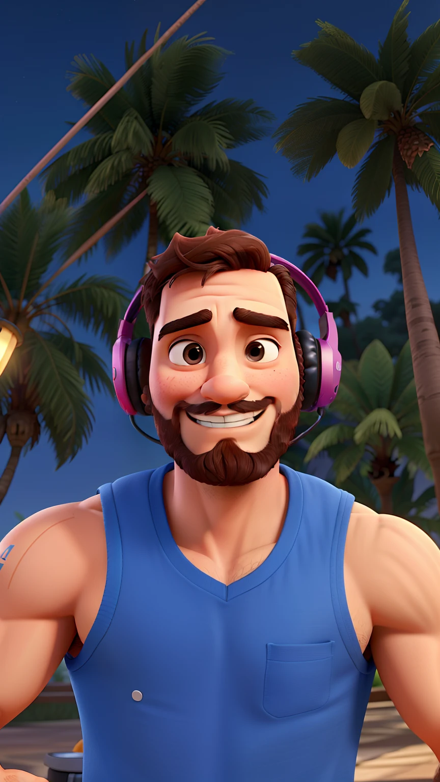 homem tatuado, musculoso e sem camisa , barba, graves, , cabelo loiro