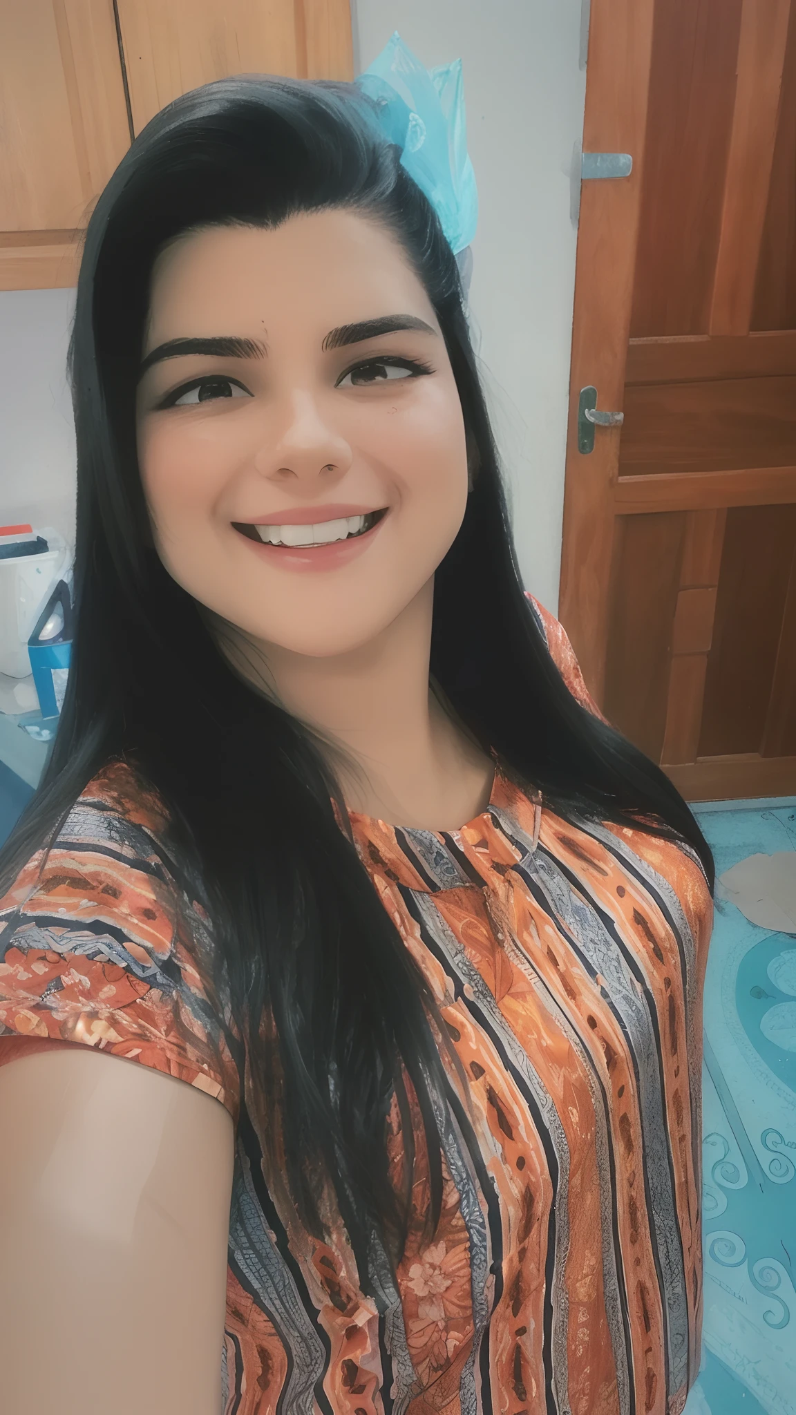 (Um pequeno peito:1.3),(master part, best quality:1.4), (Beautiful, aesthetic, perfeito, delicado, intrincado:1.2),((best quality)), ((master part)), (circunstanciado),(A high resolution:1.2), sala de aula, An adult female, Claudia Chever sorridente, camisa vermelha, saia branca, glasses, dobrar, angle of view,