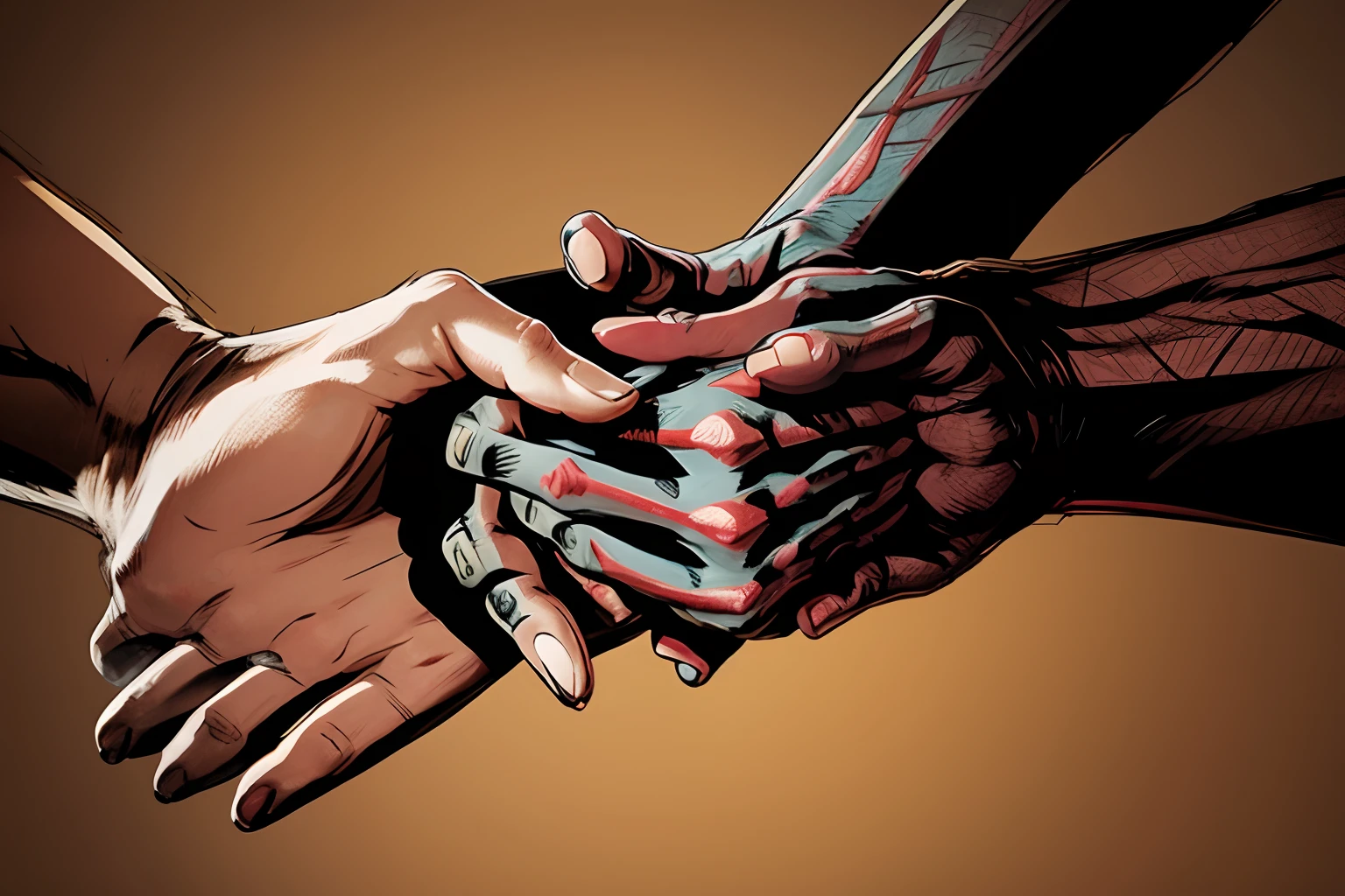 mutated hands), badly drawn hands, badly drawn hands