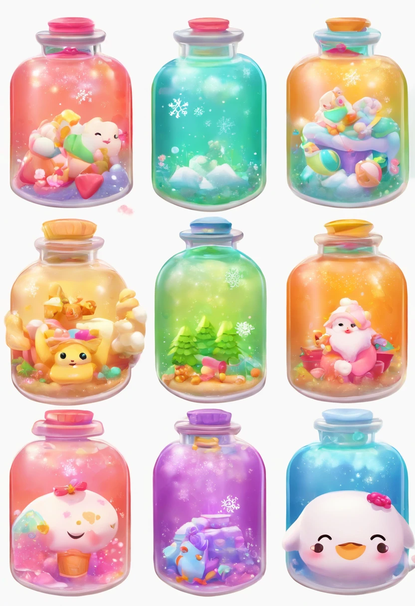 Snow potion bottle