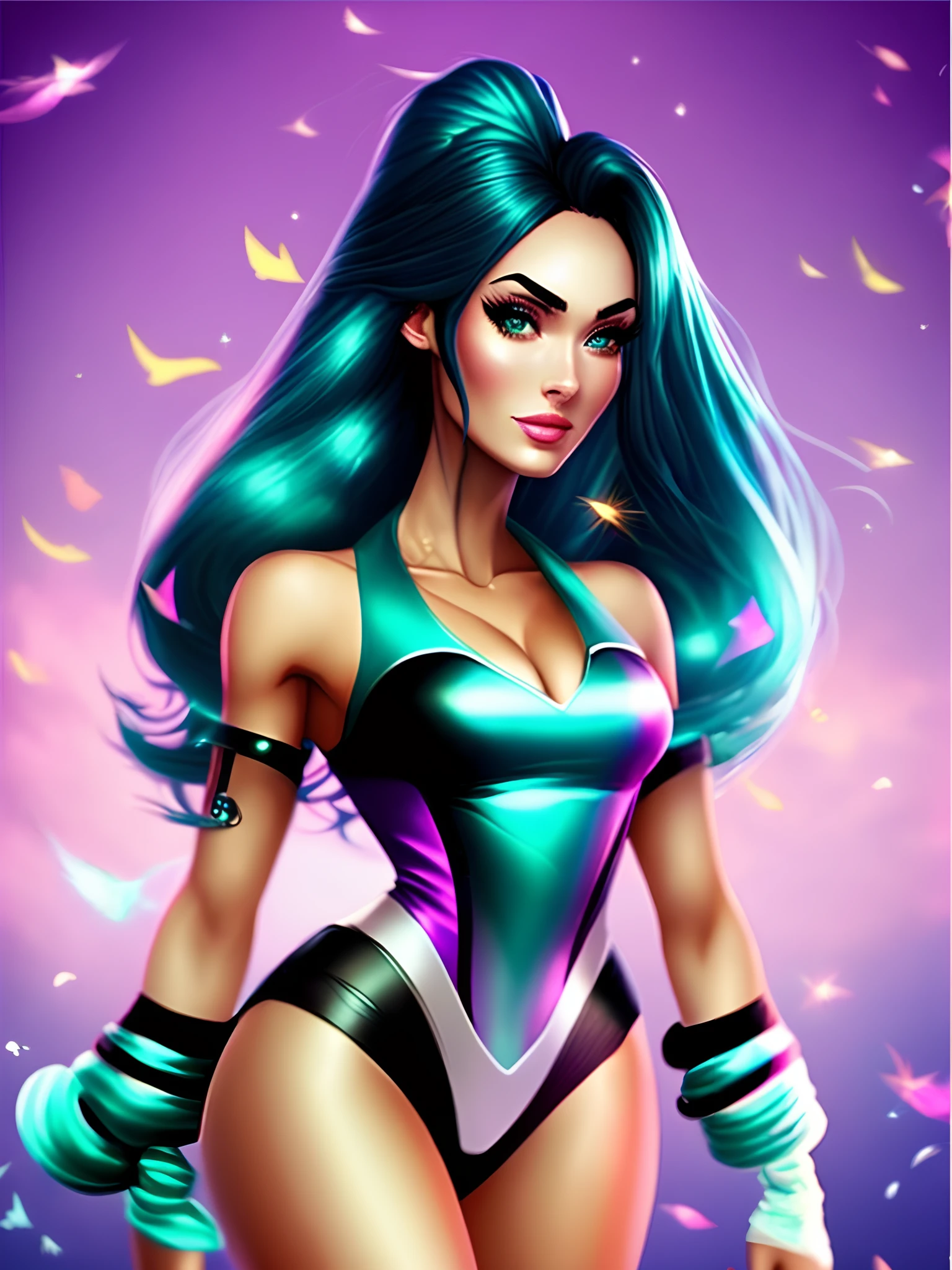 How megan fox would look if she was in the winx club