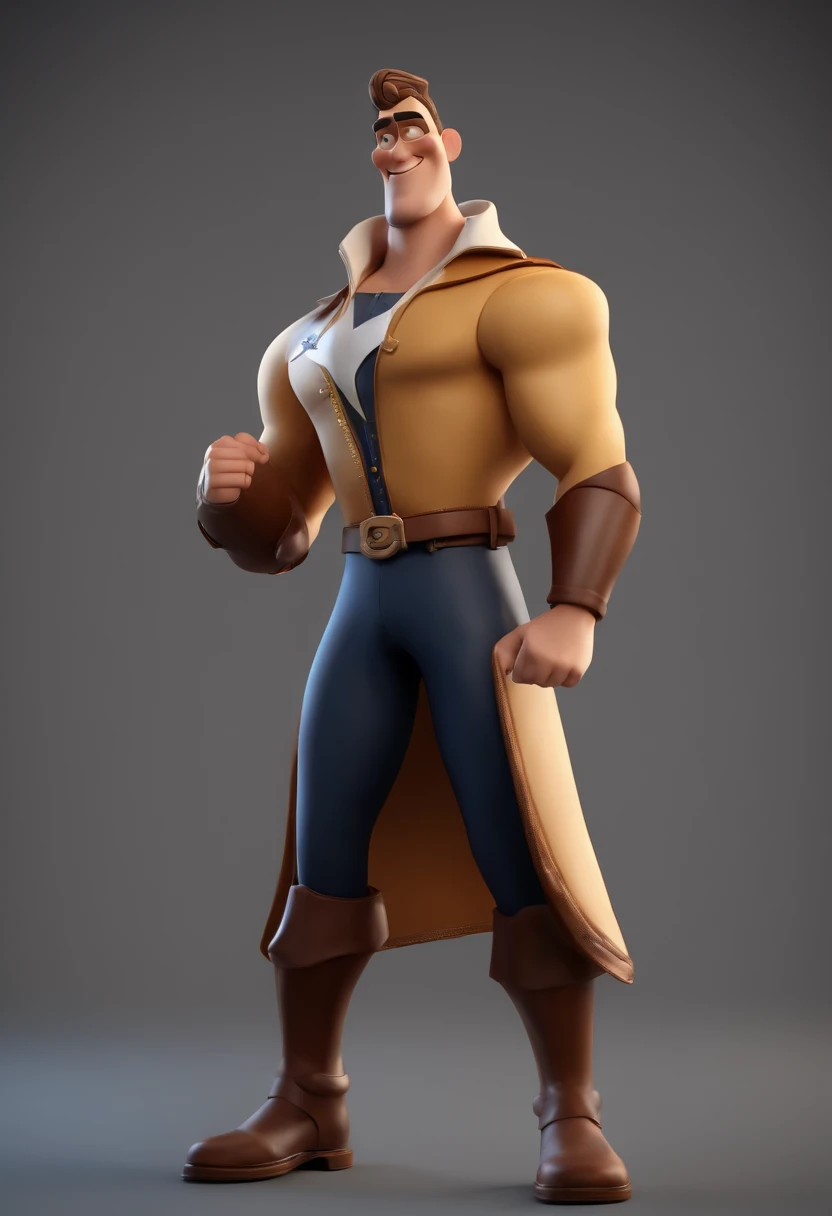 Personagem de desenho animado de um homem usando roupas preta estilo roqueiro, White straight hair down to the shoulders,um personagem animado, Character 3D Character Rendering, personagem de desenho animado, Personagem de close up, Pose de personagem, (Estilo Pixar) (master part:1.2) (Bokeh) (best quality) (pele detalhada) (textura detalhada) (8k) (argila) (Cinematic lighting) (foco nítido