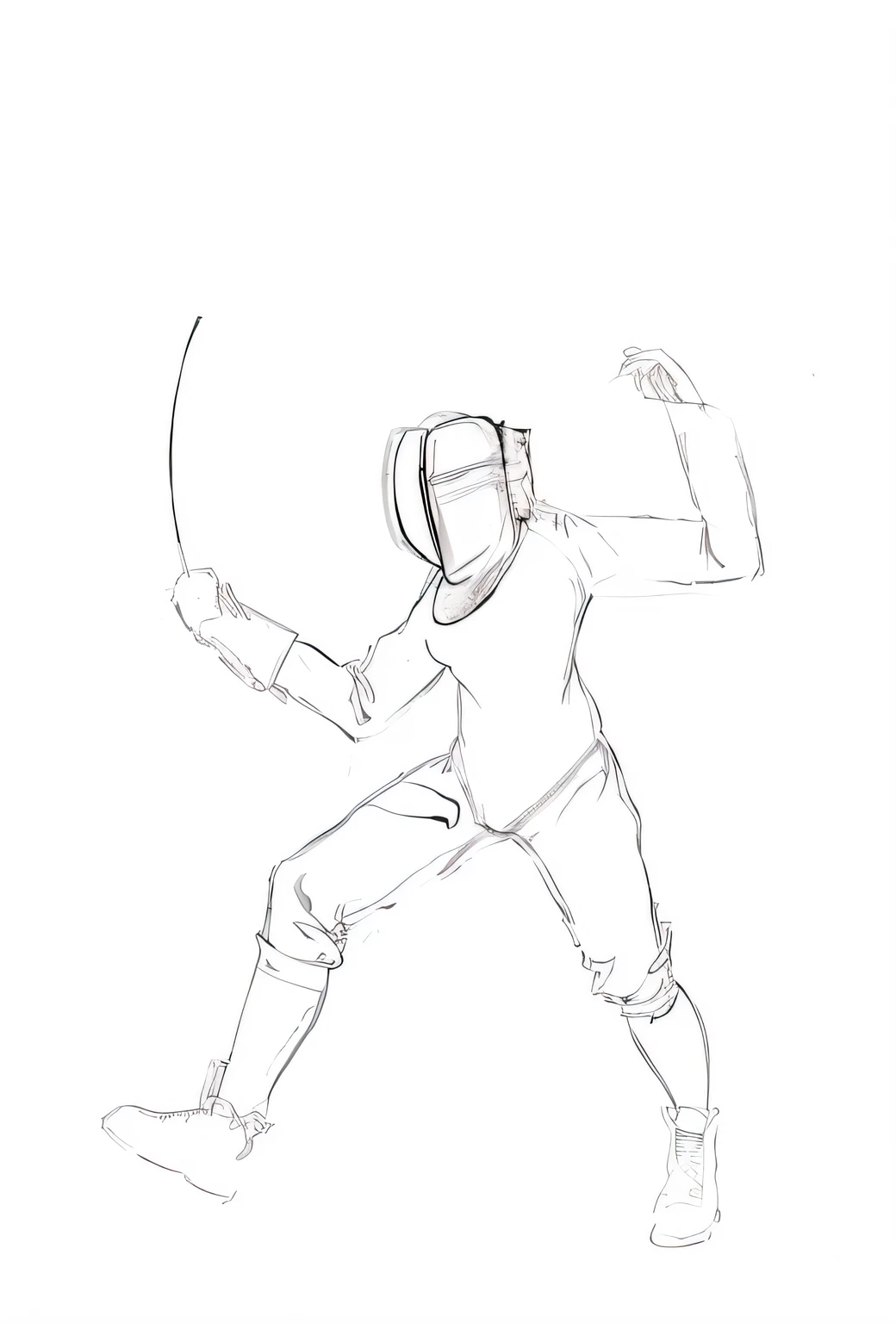 fencing，anime big breast，athlete