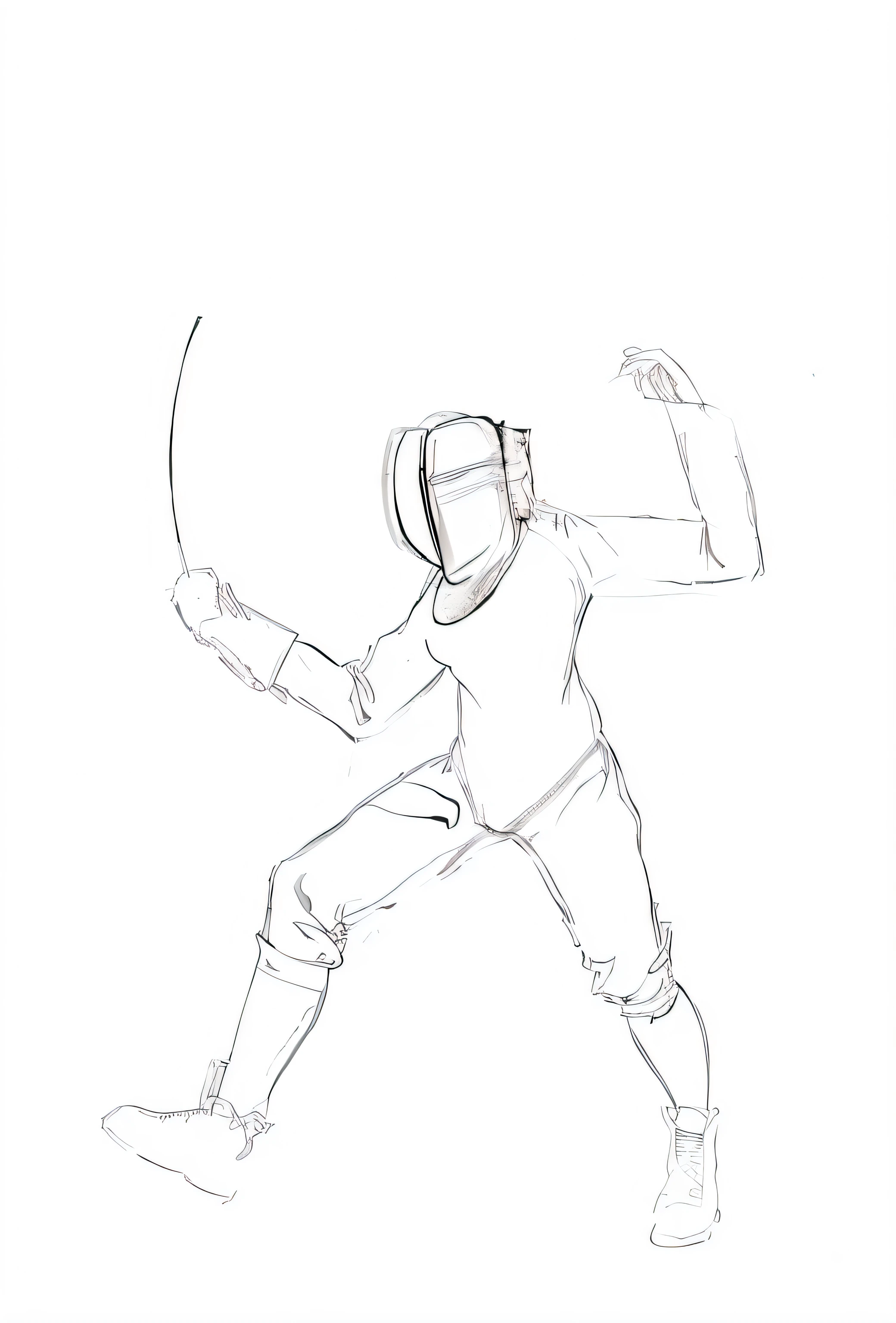 fencing，anime big breast，athlete