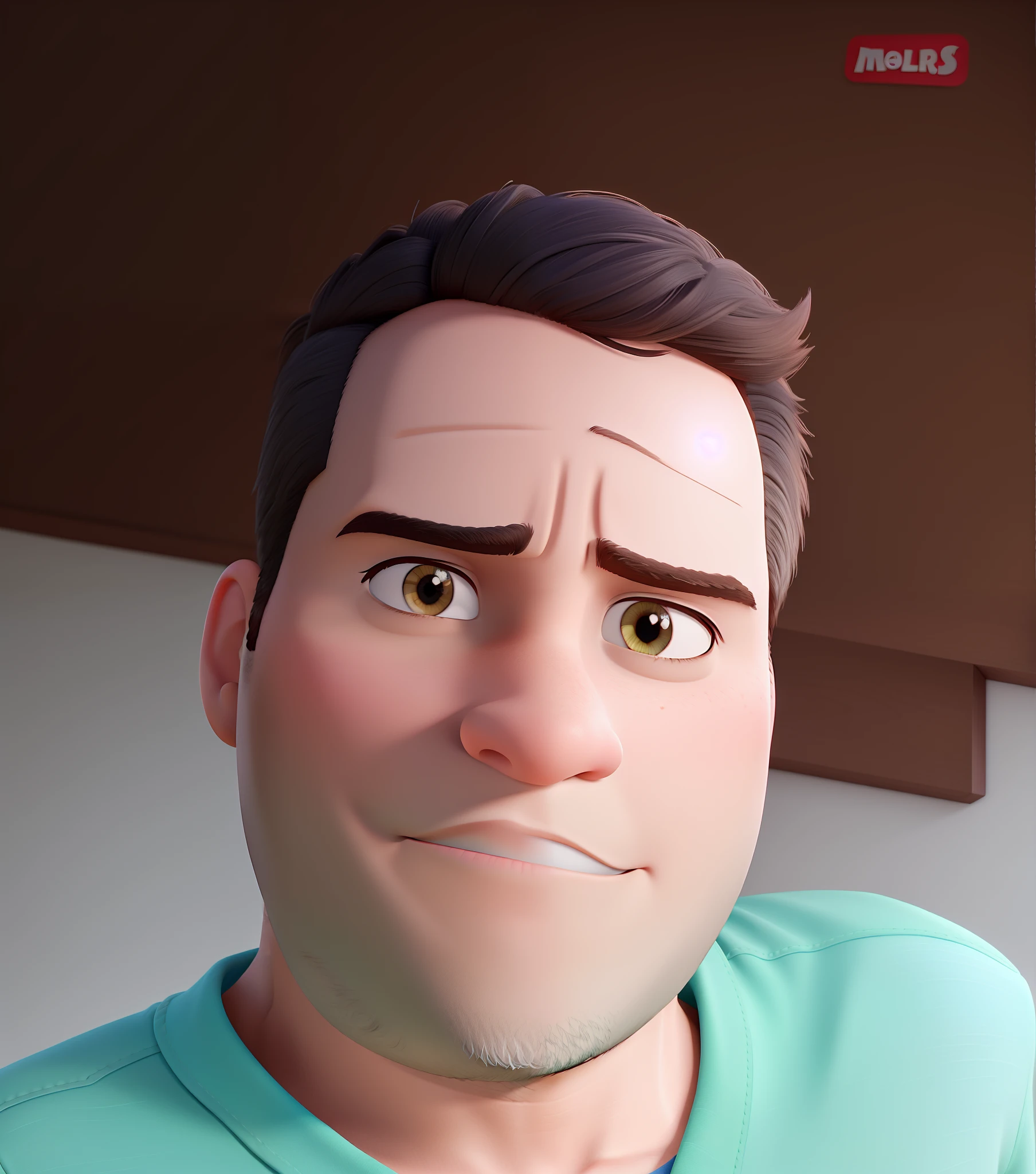 Um homem estilo disney pixar, alta qualidade, melhor qualidade