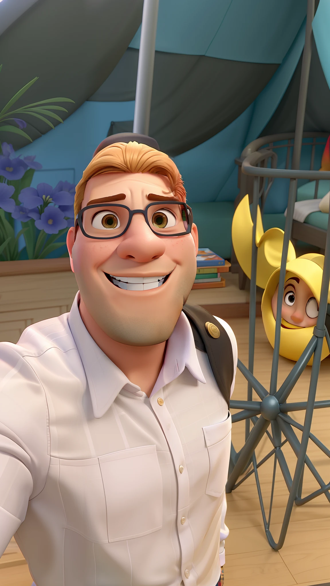 Casal (homem moreno e mulher branca) no estilo Disney Pixar, alta qualidade, melhor qualidade.