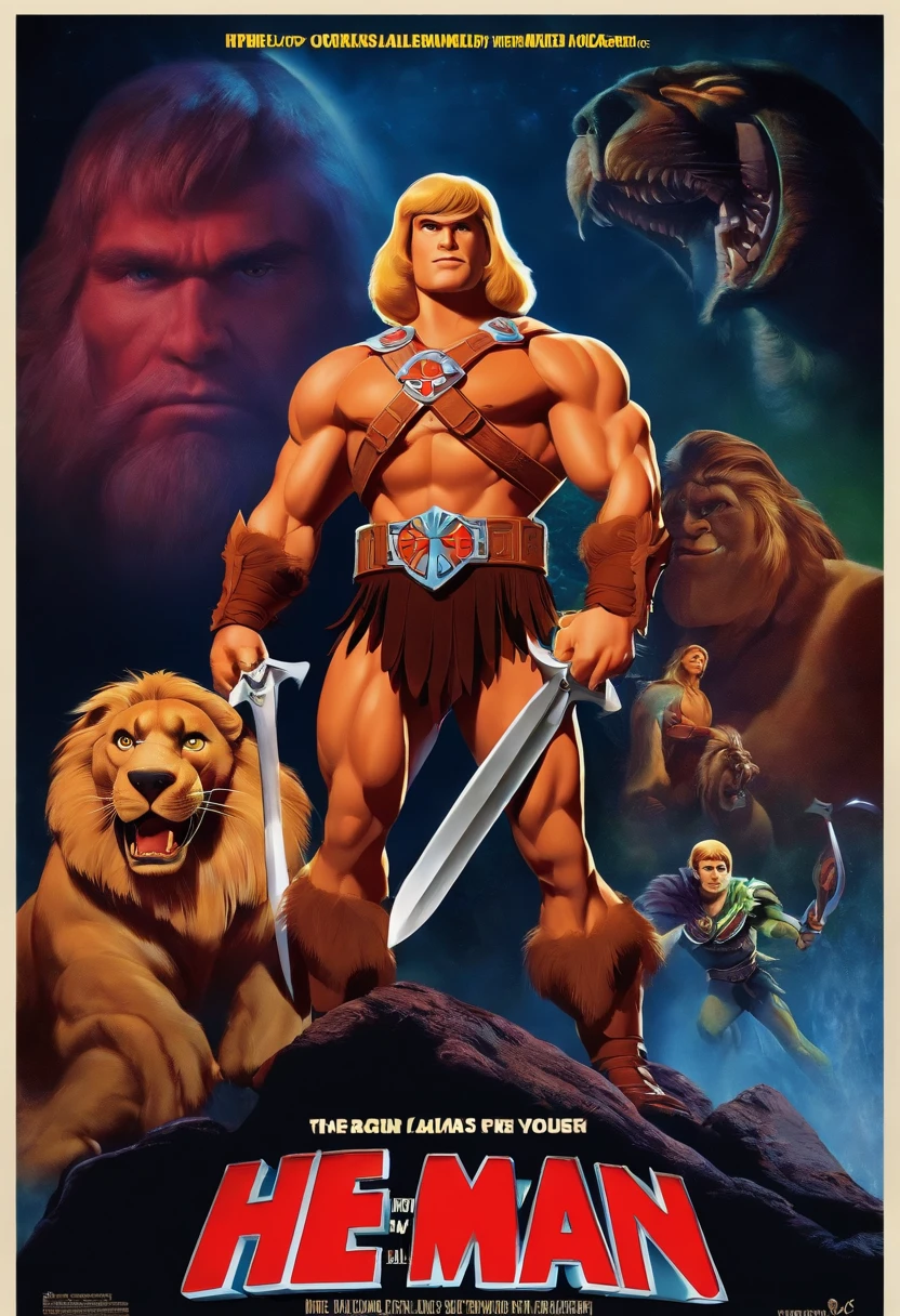 masterpiece, best quality, (extremely detailed CG unity 8k wallpaper), (best quality), (best illustration), (best shadow), absurdres, realistic lighting, (Abyss), beautiful detailed glow, a drawing of a man in a kilt holding a bag, conan the barbarian and red sonja illustration, barbarian, male barbarian, female barbarian, style of frank miller, frank miller style, by Frank Miller, frank frazetta manga style, frank frazetta style, tanned barbarian warriors, strongman beautiful orange haired woman, picture of an adult male and female warrior, fur-clad barbarian and silver steal ring bikini wearing woman holding a shield and steal sword , muscular character. summer day, blue sky, grass field.