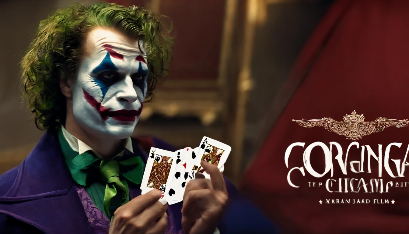 Coringa jogando cartas