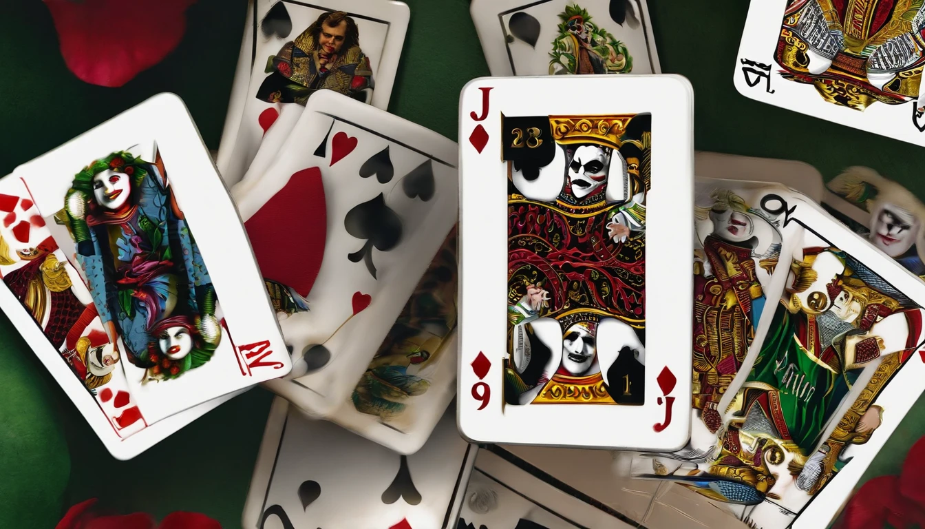Joker Playing Cards and the Cards are Joker