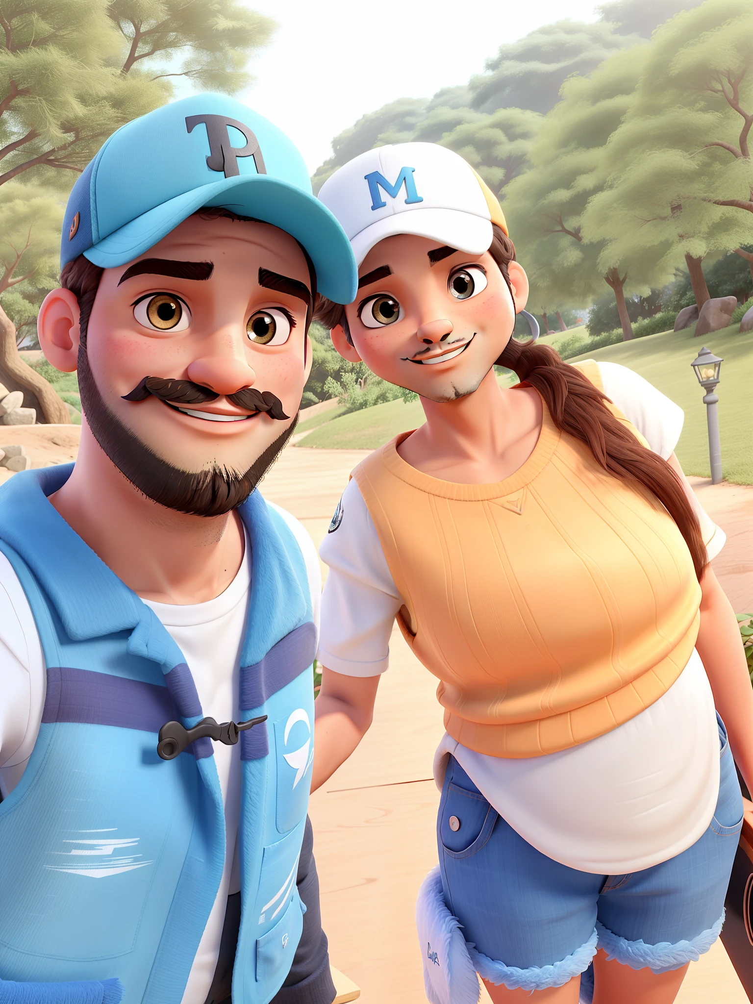 adicionar bigode na barba