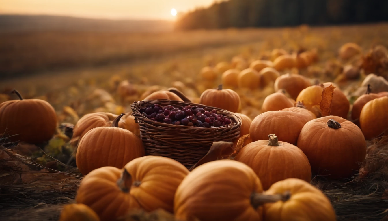 Fruiting autumn,Great harvest,Thank God