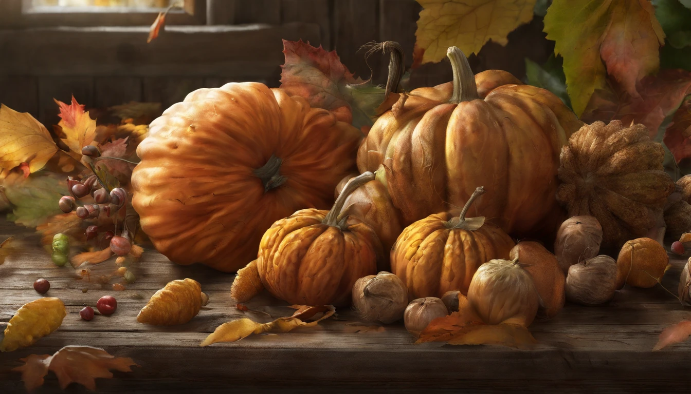 Fruiting autumn,Great harvest,Thank God