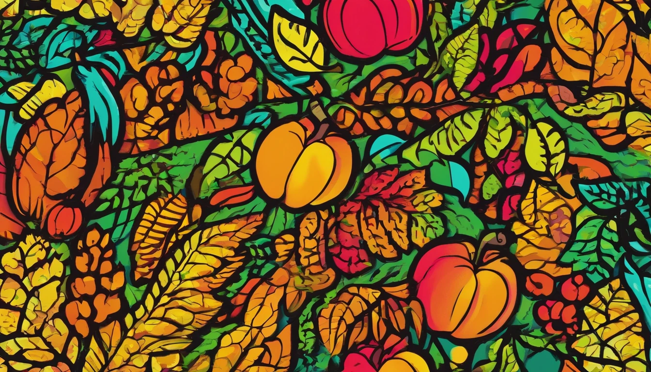 Fruiting autumn,Great harvest,Thank God