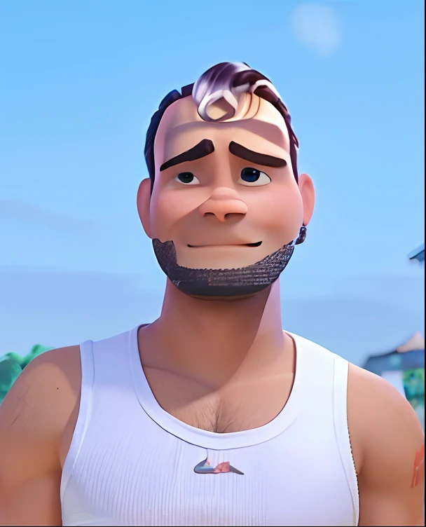 Um homem estilo Disney Pixar, alta qualidade, melhor qualidade