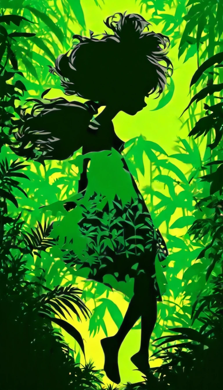 The sexy and dark art of seduction, woman covered in plants, covered in plants and leaves, fused with nature, force of nature, long green hair, medium breasts, perfect ass, in a forest in a wonderful natural environment, very sexy and erotic,(art inspired by Bill Sienkiewicz). oil painting) 