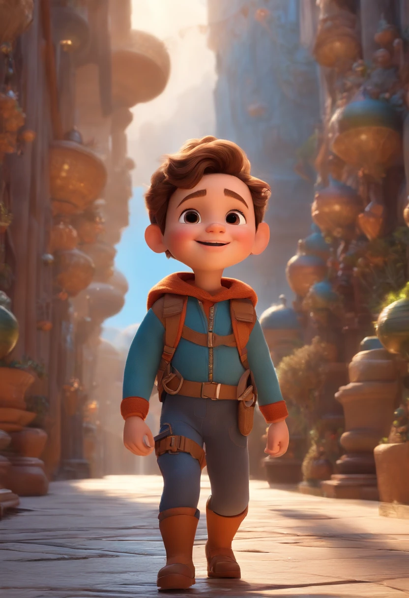 Personagens de desenho animado de dois homens,, Caractere estilizado, animation style rendering, 3D estilizado, Arnold Maya renderiza, 3d stylized rendering, toon rendering keyshot, Stylized 3D rendering, personagem de desenho animado, Personagem de close up, Pose de personagem, (Estilo Pixar) (parte mestre:1.2) (bokeh) (melhor qualidade) (pele detalhada) (textura detalhada) (8k) (cinematic lighting) ,Senta e vaza a parte superior do corpo com personagens de heroes no fundo desfocado. Film Poster