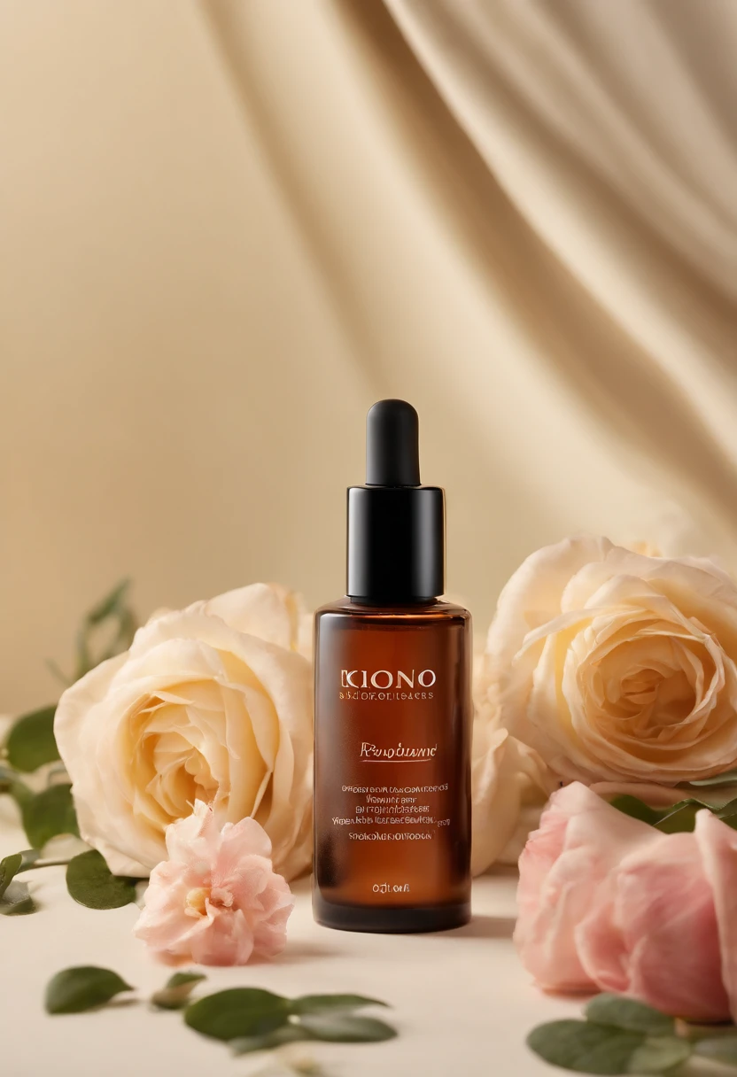 (Best quality,4K,8K,A high resolution,Masterpiece:1.2),Ultra-detailed,(Realistic,Photorealistic,photo-realistic:1.37),One bottle(huangjisoo)Close-up of cleansing oil and selected flowers, Clean face and body skin, Skincare, skin care, Take a picture of your skincare brand, Product photography, professional product shot, products shot, products shot, product display photograph, professional product photo, products shot, Minimalist design, photo product, natural skin tones, Clean gloss, natural skin tones, miniature product photo
